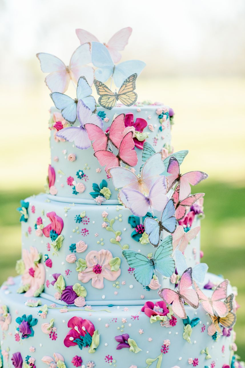 In Your Element Airy Butterfly Garden Wedding Inspiration
