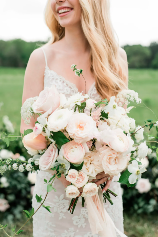 Ethereal White Wedding Inspiration Featuring Modern Acrylic Details